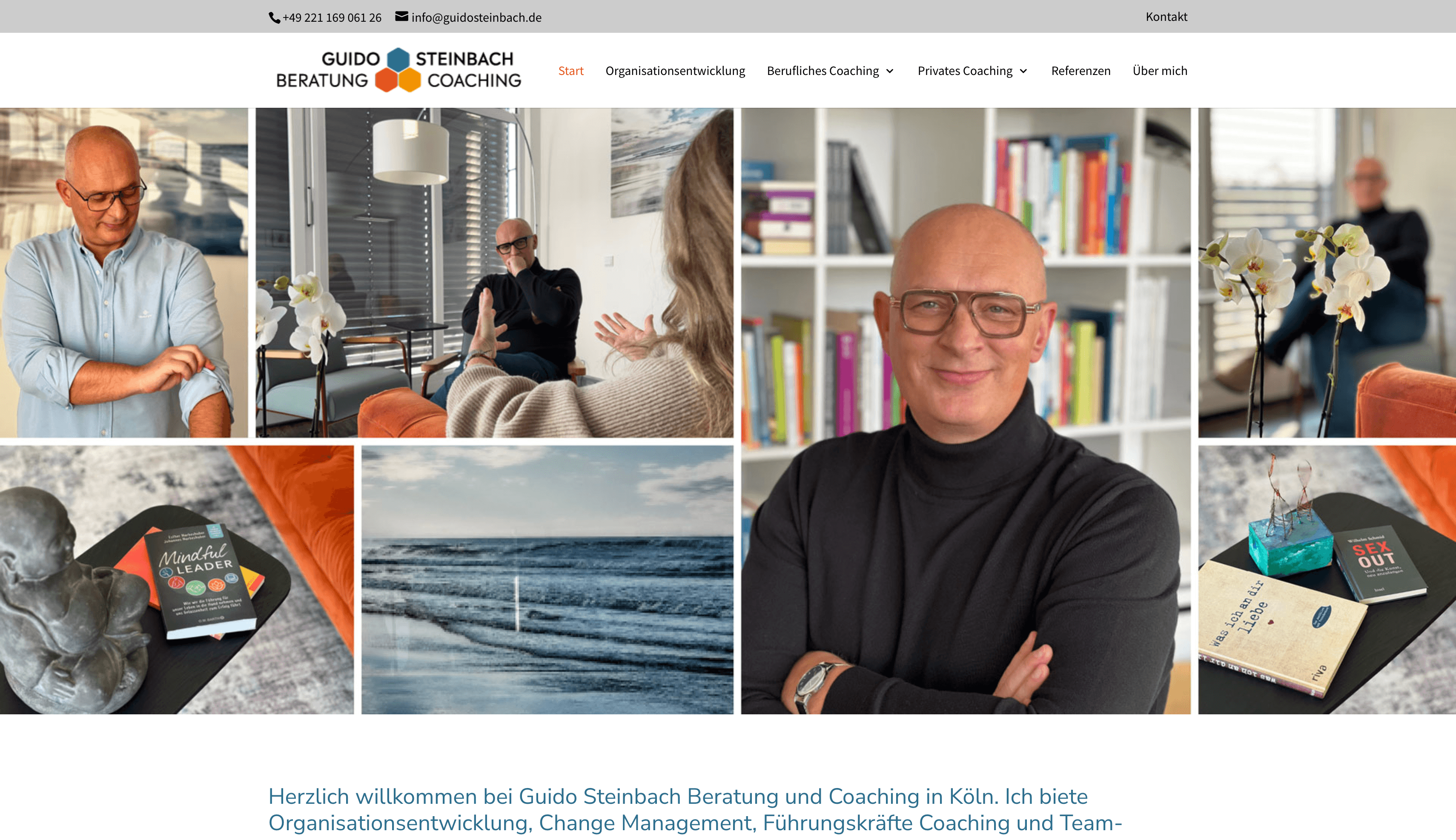 Screenshot Steinbach Coaching